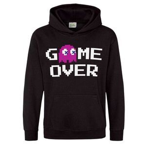 Pac-Man Childrens/Kids Game Over Pac-Man Hoodie / Black